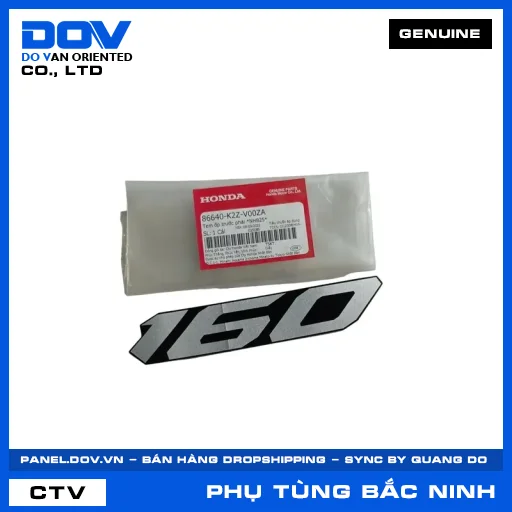 TEM ỐP TRƯỚC PHẢI *NHB25* AIR BLADE 125/160 — 86640K2ZV00ZA