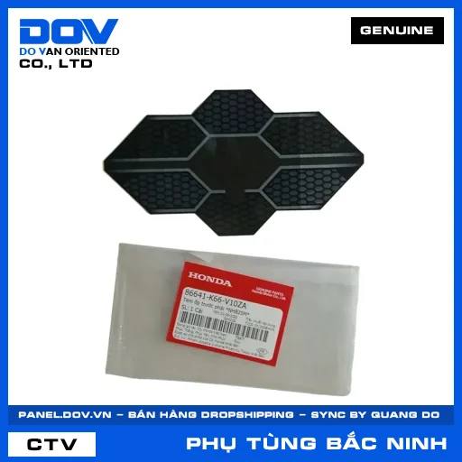 TEM ỐP TRƯỚC PHẢI *NHB25M* AIR BLADE 125 — 86641K66V10ZA