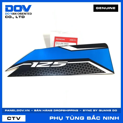 TEM ỐP TRƯỚC TRÁI *B189C* — 86642K66VN0ZA