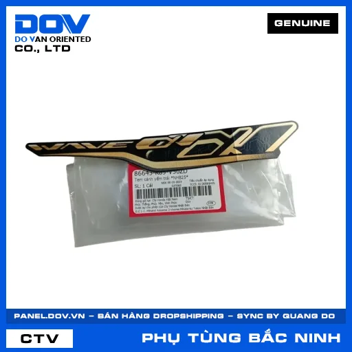 TEM CÁNH YẾM TRÁI *NHB25* WAVE ALPHA 110 — 86643K89V50ZD
