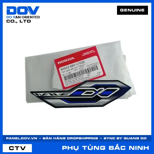 TEM CÁNH YẾM TRÁI *PB421* WAVE ALPHA 110 — 86643K89V70ZB