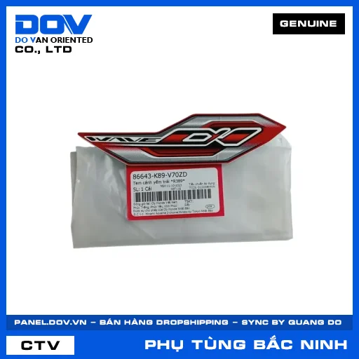 TEM CÁNH YẾM TRÁI *R389* WAVE ALPHA 110 — 86643K89V70ZD
