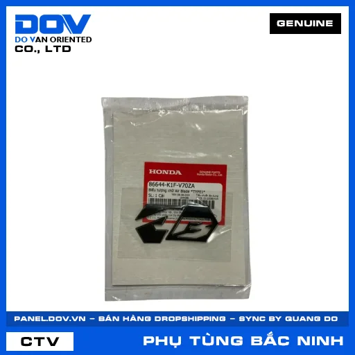 BIỂU TƯỢNG CHỮ AIR BLADE *TYPE1* — 86644K1FV70ZA