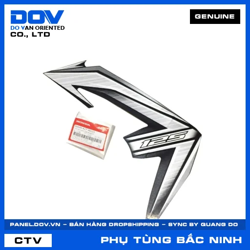 TEM ỐP TRƯỚC TRÁI*NHA62B* AIR BLADE 125 — 86644K27V60ZA