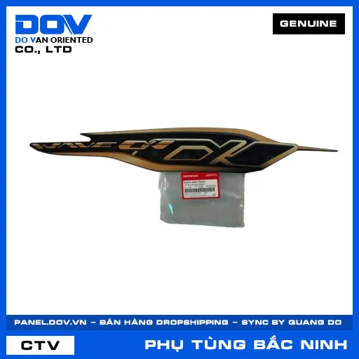 TEM ỐP SƯỜN PHẢI *NHB25* WAVE ALPHA 110 — 86644K89V50ZD