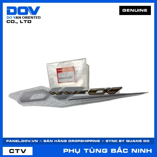 TEM ỐP SƯỜN TRÁI *NHB55P* WAVE ALPHA 110 — 86645K89V30ZD