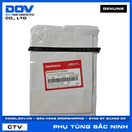 CHỮ DELUXE EDITION R340B,R340X AIR BLADE 125 — 86646K27V10ZC