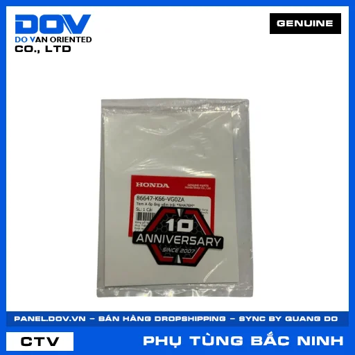 TEM A ỐP ỐNG YẾM TRÁI *NHA76M* — 86647K66VG0ZA