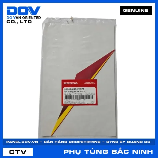 TEM ỐP ỐNG YẾM TRÁI *R263* WAVE ALPHA 110 — 86647K89V60ZA
