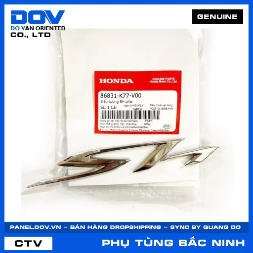 BIỂU TƯỢNG SH PHẢI SH 125/150 — 86831K77V00