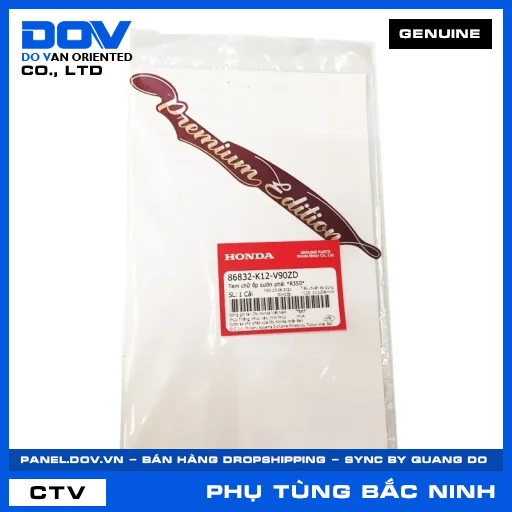 TEM CHỮ ỐP SƯỜN PHẢI *R350* LEAD 125 — 86832K12V90ZD