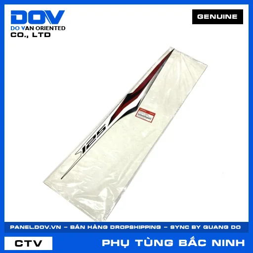 TEM ỐP SƯỜN TRÁI *R340,R340B* AIR BLADE 125 — 86832K27V00ZD