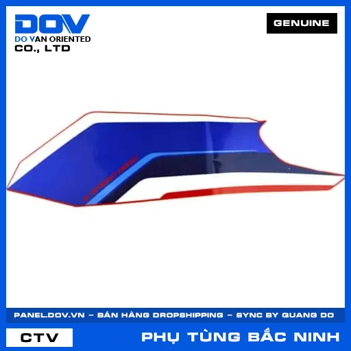 TEM ỐP BÌNH XĂNG BÊN TRÁI *TYPE1* CBR150R — 86834K45NZ0ZA