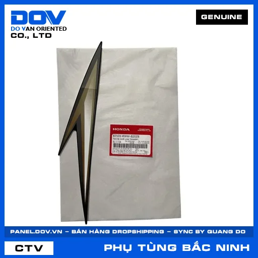 TEM ỐP TRƯỚC PHẢI *NHA69P* WAVE RSX 110 — 87101KWWB20ZB