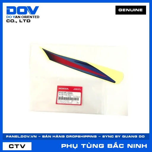 Tem mặt nạ phải *PB171MU* — 87102KFL830ZA