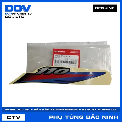 Tem mặt nạ trái *PB171MU* — 87103KFL830ZA
