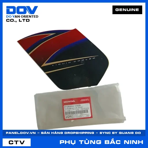 TEM ỐP YẾM TRÁI TRƯỚC *R313C* AIR BLADE 110 — 87104KVGV10ZB