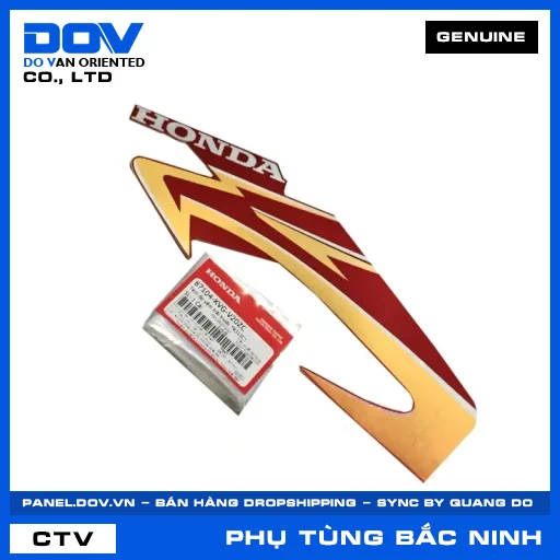 TEM ỐP YẾM TRÁI TRƯỚC *R313C* AIR BLADE 110 — 87104KVGV20ZC