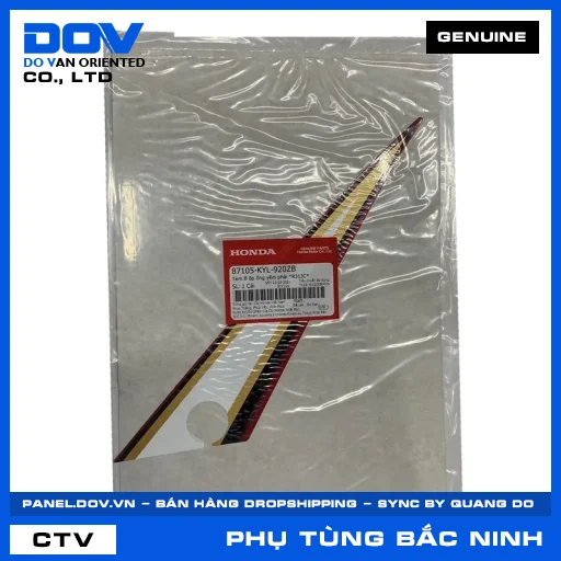 TEM B ỐP ỐNG YẾM PHẢI *R313C* — 87105KYL920ZB