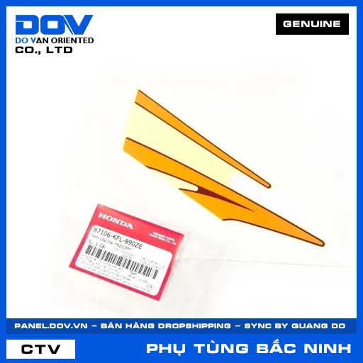 Tem cốp trái *R203M* — 87106KFL890ZE