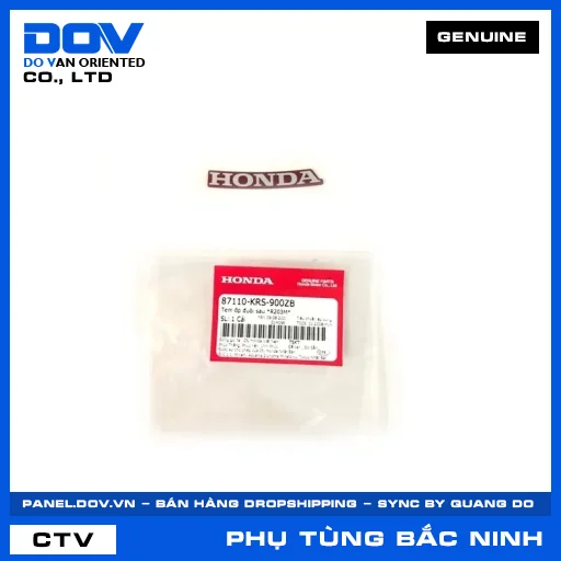 TEM ỐP ĐUÔI SAU *R203M* — 87110KRS900ZB