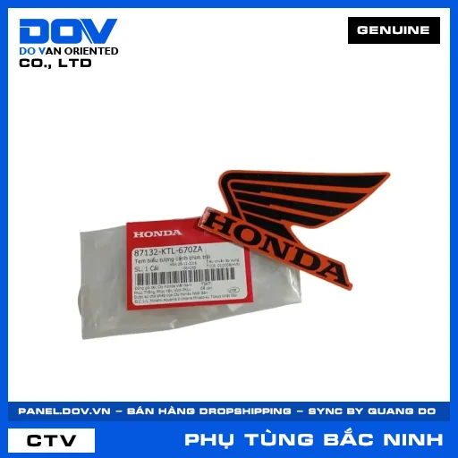 TEM BIỂU TƯỢNG CÁNH CHIM TRÁI WAVE ALPHA — 87132KTL670ZA