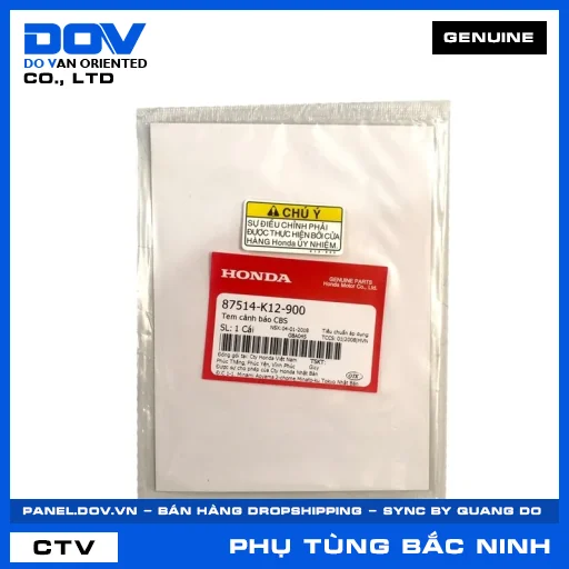 TEM CẢNH BÁO CBS LEAD 125 — 87514K12900