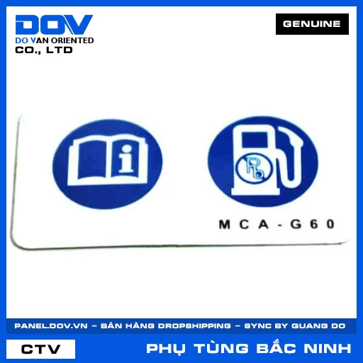 TEM HƯỚNG DẪN NHIÊN LIỆU — 87586MCAG60