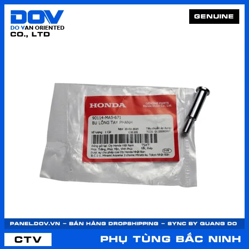 BU LÔNG TAY PHANH (tay thắng) CB250 NIGHTHAWK, CB500F, CB500X, CB650R — 90114MA5671