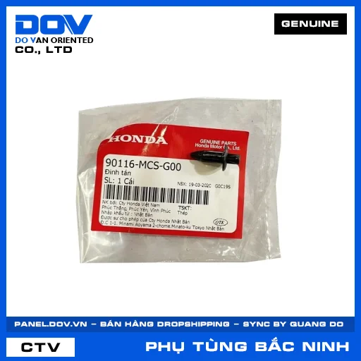 ĐINH TÁN CB500F, CB650R, CBR650R, MSX 125 — 90116MCSG00