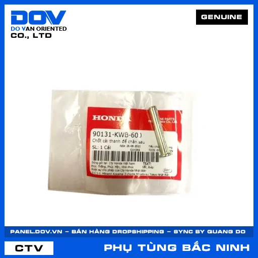 CHỐT CÀI THANH ĐỂ CHÂN SAU BLADE 110, DREAM 110, FUTURE 125, WAVE ALPHA 110 — 90131KWB600