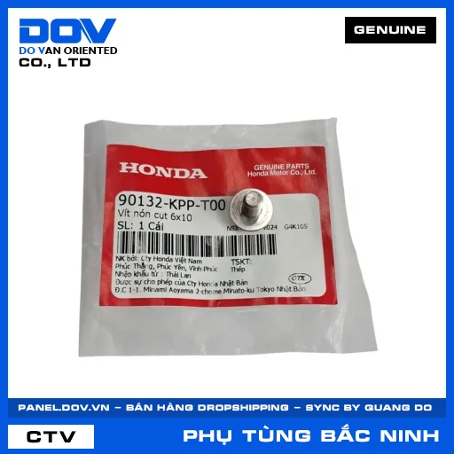VÍT NÓN CỤT 6X10 CB150R, CB300R, CB500X, CBR150R — 90132KPPT00