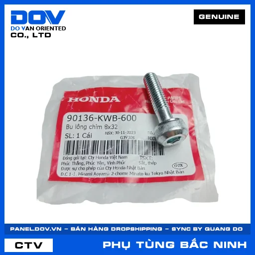 BU LÔNG CHÌM 8X32 BLADE 110, WAVE ALPHA 110, WAVE RSX 110 — 90136KWB600