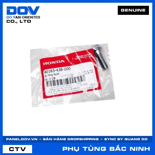 BU LÔNG 6X26 SH 125/150, SH 125/160, SH 350 — 90183438000