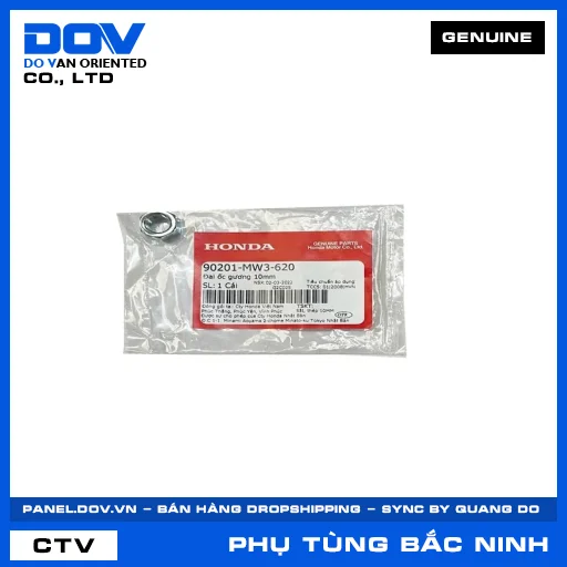 ĐAI ỐC GƯƠNG 10MM (kiếng) ADV350, AIR BLADE 110, AIR BLADE 125, BLADE 110 — 90201MW3620
