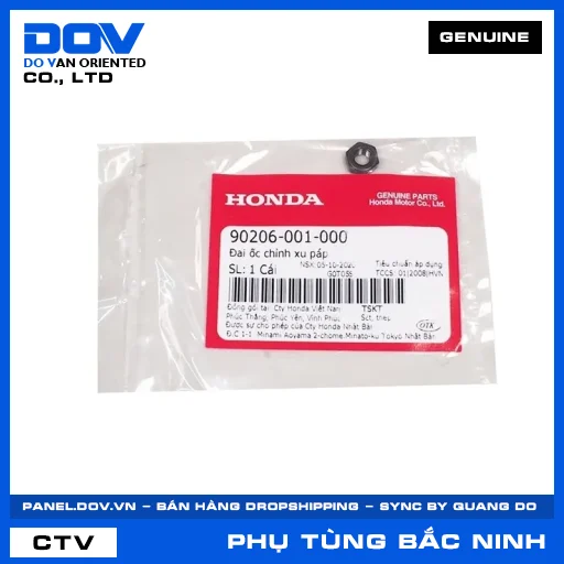 ĐAI ỐC CHỈNH XU PÁP AIR BLADE 110, AIR BLADE 125, AIR BLADE 125/150, AIR BLADE 125/160 — 90206001000