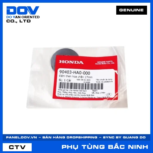 ĐỆM THEN HOA CHẶN 17MM SUPER DREAM, WAVE 100, WAVE ALPHA — 90403HA0000