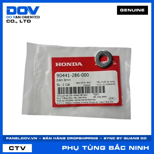 ĐỆM 8MM FUTURE 125, FUTURE NEO, MSX 125, SUPER CUB C125 — 90441286000