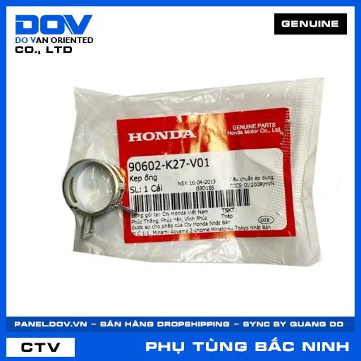 KẸP ỐNG AIR BLADE 125, AIR BLADE 125/150, AIR BLADE 125/160, LEAD 125 — 90602K27V01