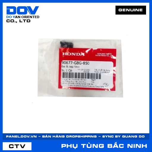 ĐAI ỐC KẸP 5MM AIR BLADE 125, AIR BLADE 125/150, AIR BLADE 125/160 — 90677GBG850