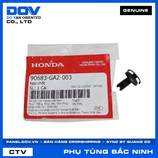 KẸP CHỐT AIR BLADE 110, AIR BLADE 125, DREAM 110, FUTURE NEO — 90683GAZ003