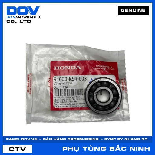 VÒNG BI 6301 SH 125/150 — 91003KS4003