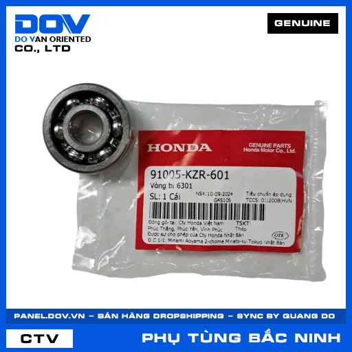 VÒNG BI 6301 AIR BLADE 125, AIR BLADE 125/150, AIR BLADE 125/160, LEAD 125 — 91005KZR601