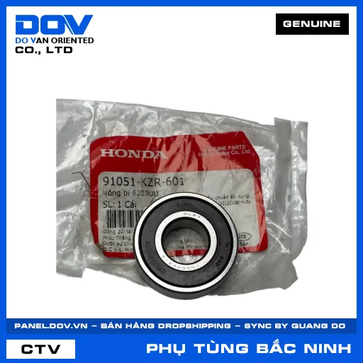 VÒNG BI 6203UU AIR BLADE 125, SH 125/150 — 91051KZR601
