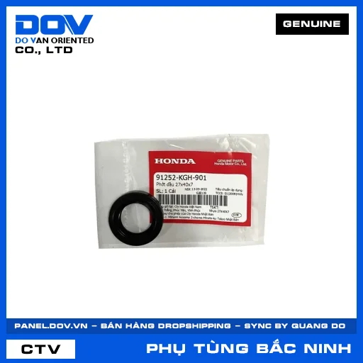PHỚT DẦU 23X37X7 CB300R, MSX 125, WAVE ALPHA — 91252KGH901