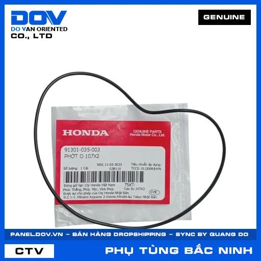 PHỚT O 107X2 SUPER DREAM, WAVE 100, WAVE ALPHA — 91301035003
