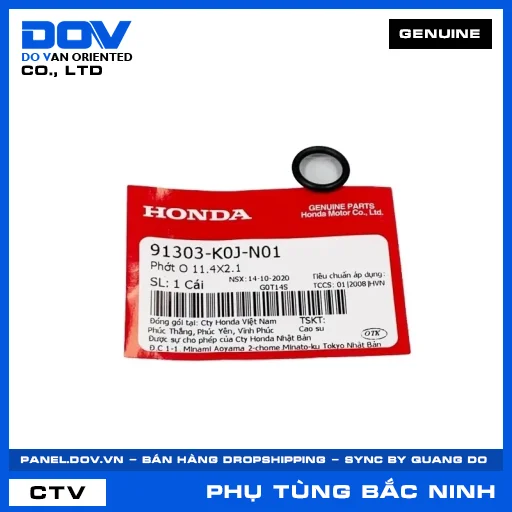 PHỚT O 11.4X2.1 SH 125/150, SH 125/160 — 91303K0JN01