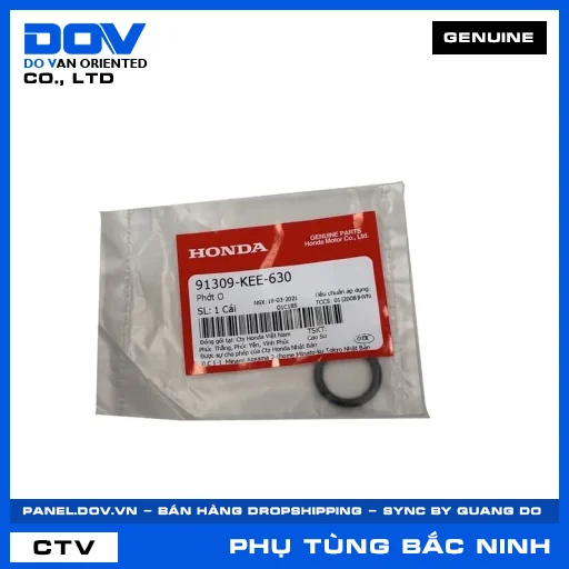 PHỚT O AIR BLADE 110, BLADE 110, CLICK 110, DREAM 110 — 91309KEE630