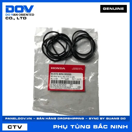 BỘ VÒNG CAO SU NẮP CHỈNH XU PÁP MONKEY — 91372KPH900SS