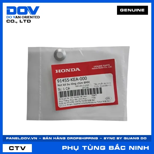 NÚT BỊT BU LÔNG CHÌM 8MM CB350 H'NESS, CB650R, CBR650R, PCX — 91455KEA000